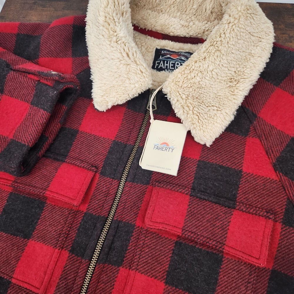 NWT Faherty High Pile Fleece Jacket